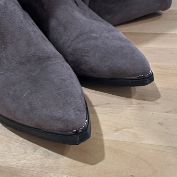 Marc Fisher Yakira Faux Suede Over-the-Knee Boots Size 7.5M Brownish Gray - Picture 6 of 15